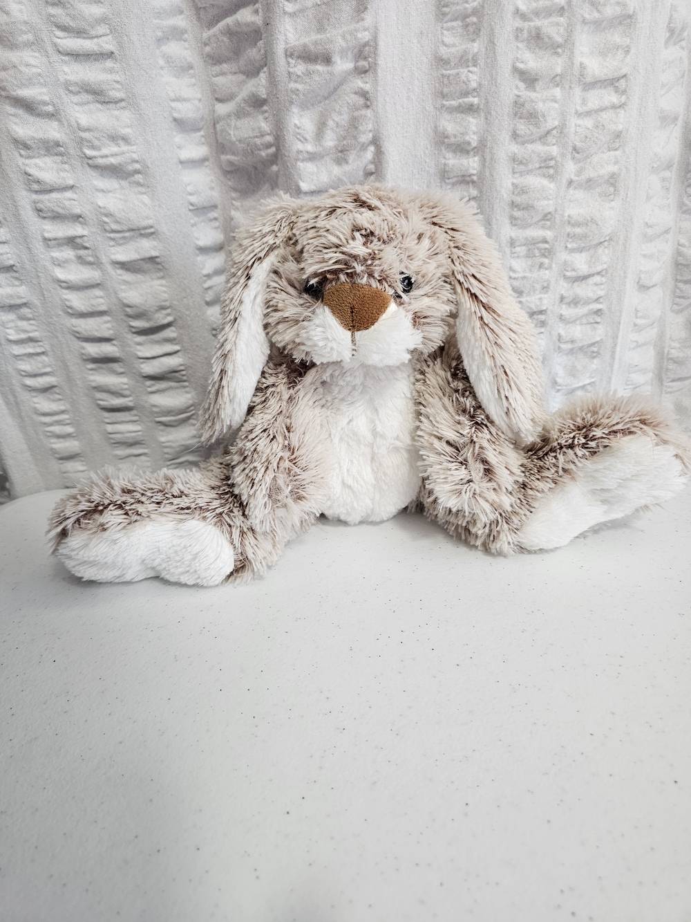 Melissa & Doug Burrow Bunny Rabbit Stuffed Animal Big Feet Floppy Ears Fluffy